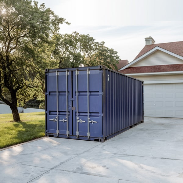 our residential storage containers are designed to be weatherproof and secure