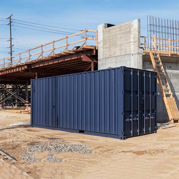 our construction site storage containers come in a variety of sizes to fit your specific needs
